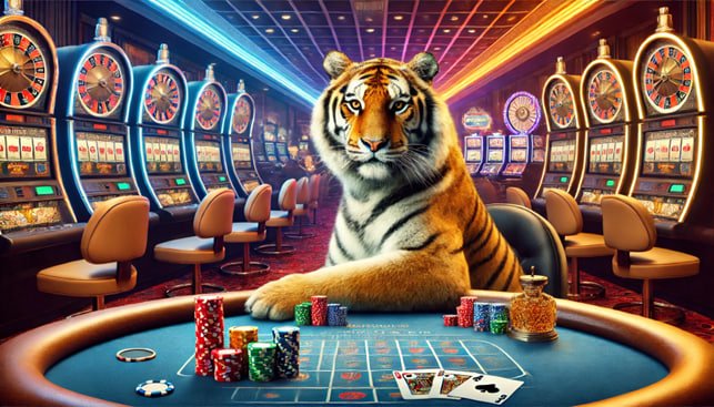 Studio streaming HD koboy slot dengan peralatan profesional untuk dealer langsung