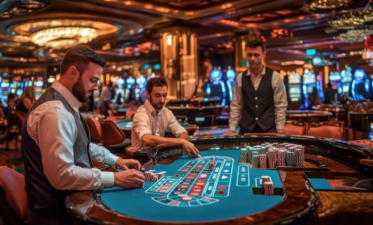 Fitur putaran gratis di Diamond Empire diaktifkan oleh simbol scatter